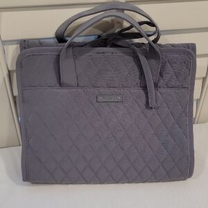 Vera Bradley Charcoal Quilted Toiletry Bag